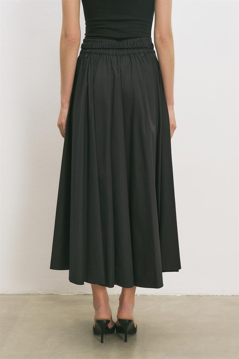 PARİS KOTON ETEK SİYAH