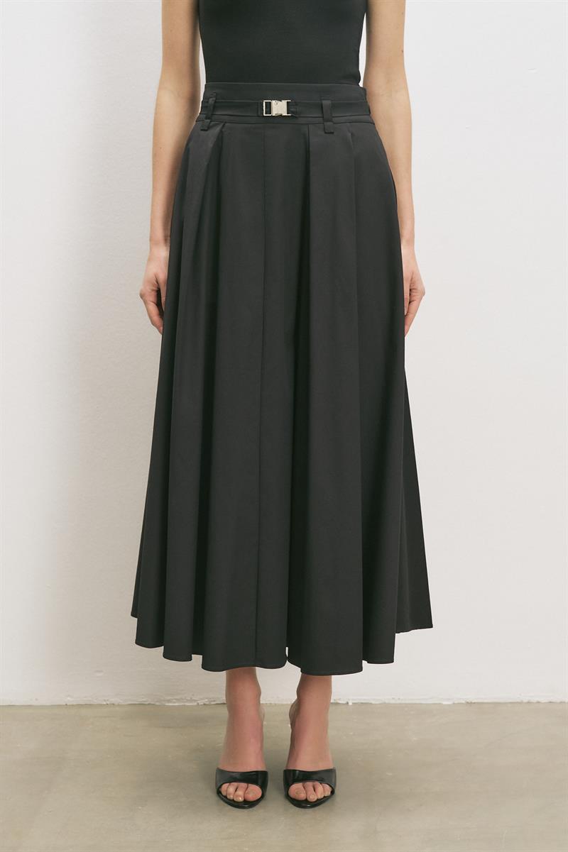 PARİS KOTON ETEK SİYAH