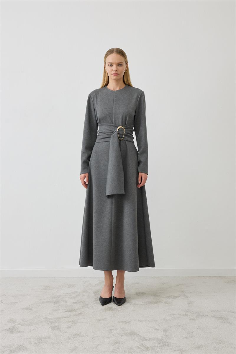 PELA DRESS ANTHRACITE