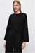 PEYLY RAYON VİSKON PANTOLONLU TAKIM SİYAH