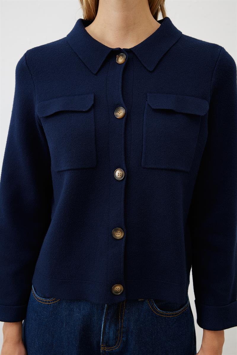 PREMIUM SELECTION RIVA TRİKO CEKET LACİVERT