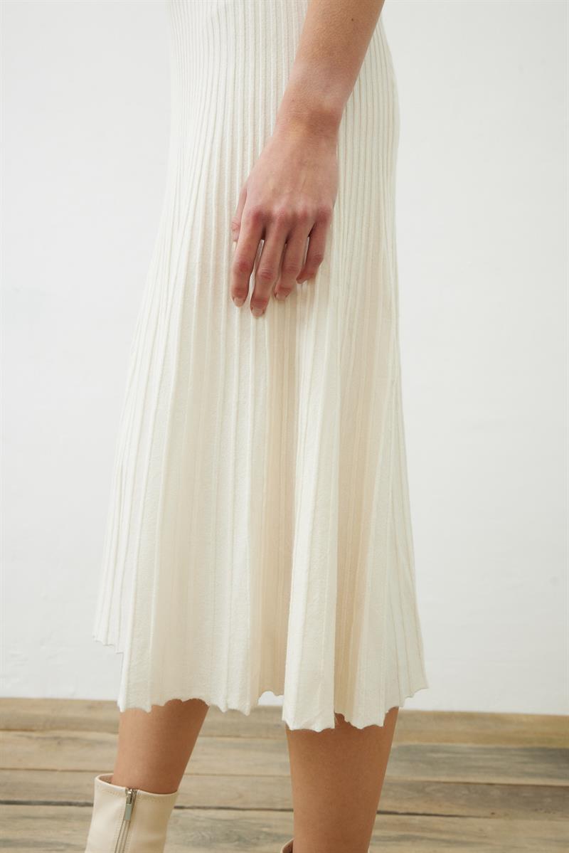 PREMIUM SELECTION TRİKO ETEK EKRU