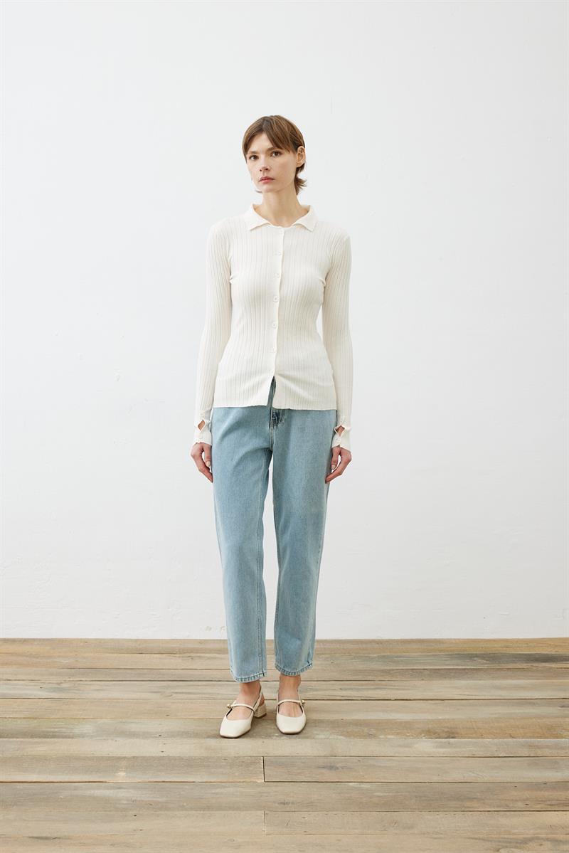 PREMIUM SELECTION YAKALI TRIKO HIRKA EKRU