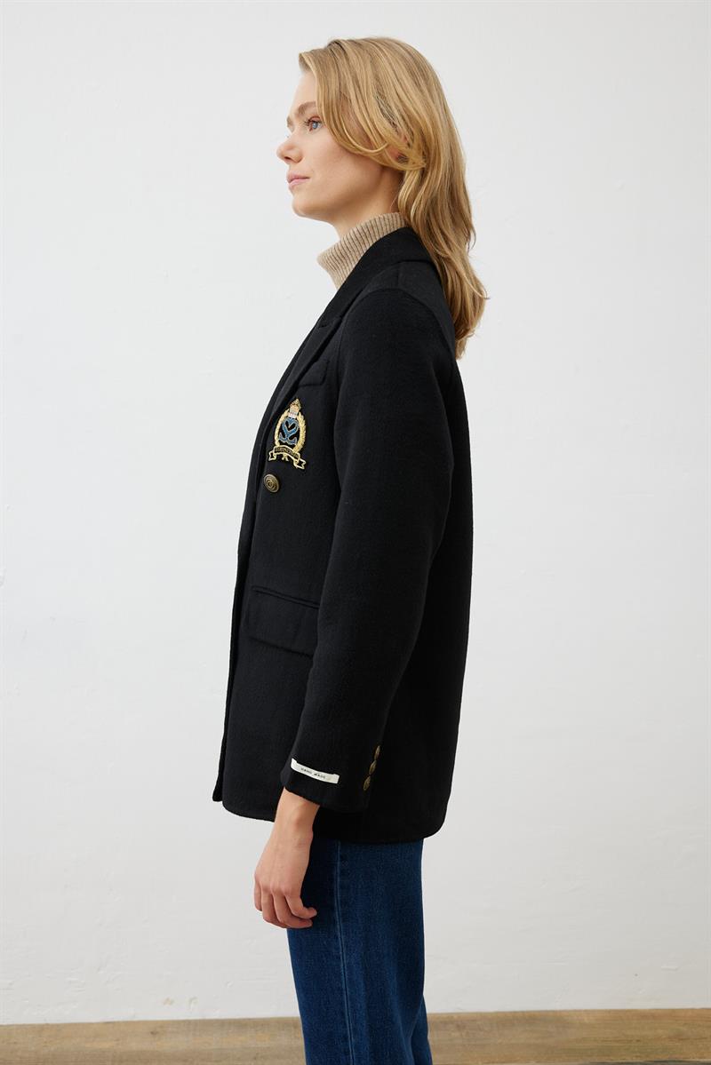 PREMIUM SELECTION YÜN KAŞMİR BLAZER CEKET SİYAH