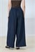 RAYON DENİM PİLE DETAY PANTOLON LACİVERT