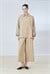 SANDA GOLD DÜĞMELİ CEKET PANTOLON TAKIM CAMEL