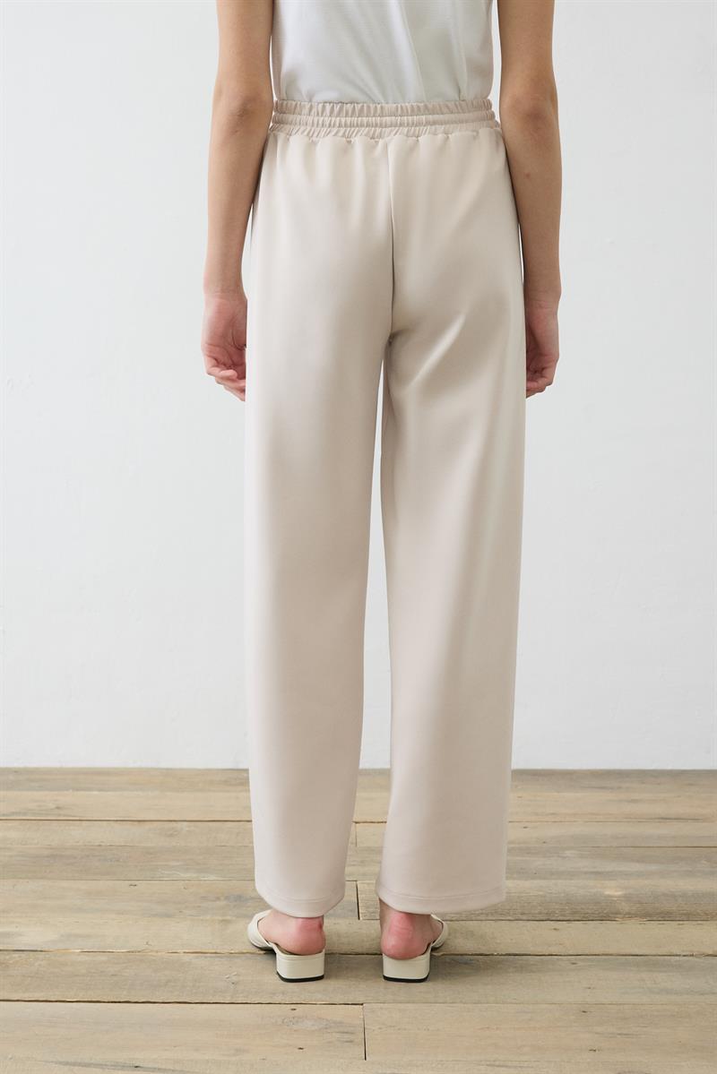 SCUBA BELİ LASTİKLİ PANTOLON TAŞ