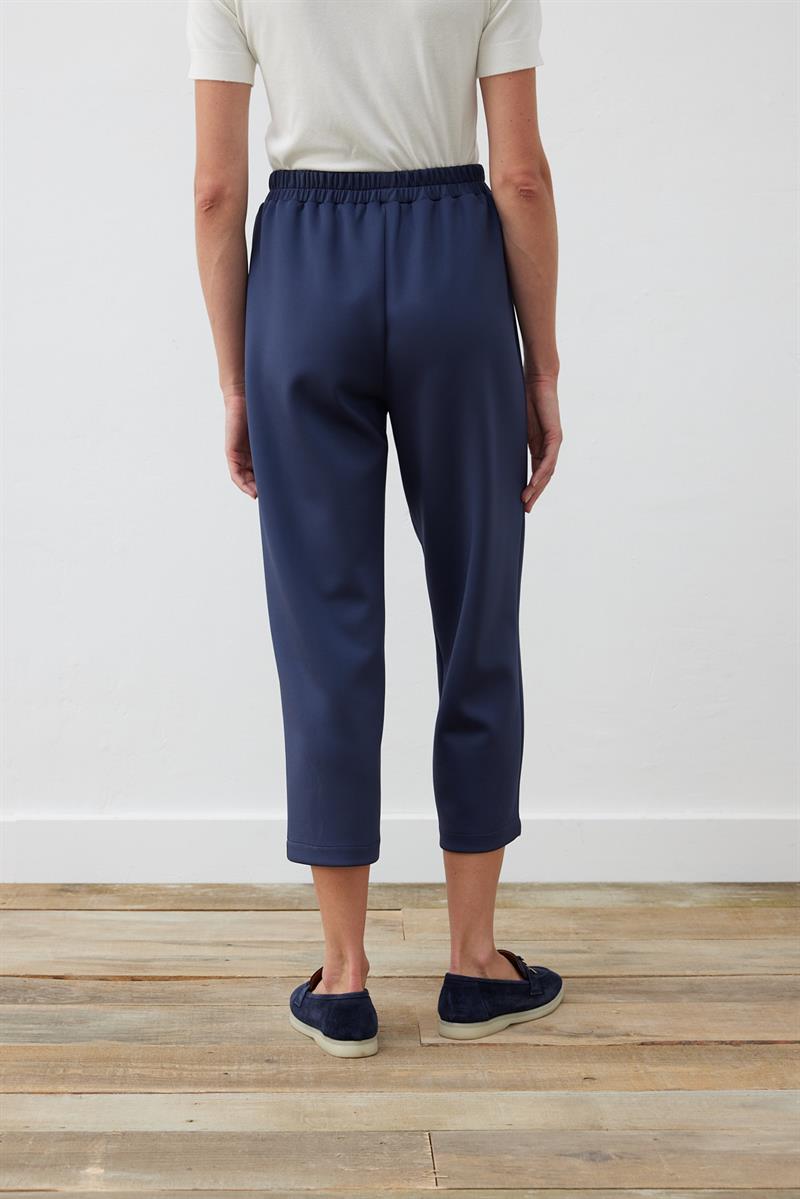 SCUBA OVERSIZE LINE DETAILED PANTS NAVY BLUE
