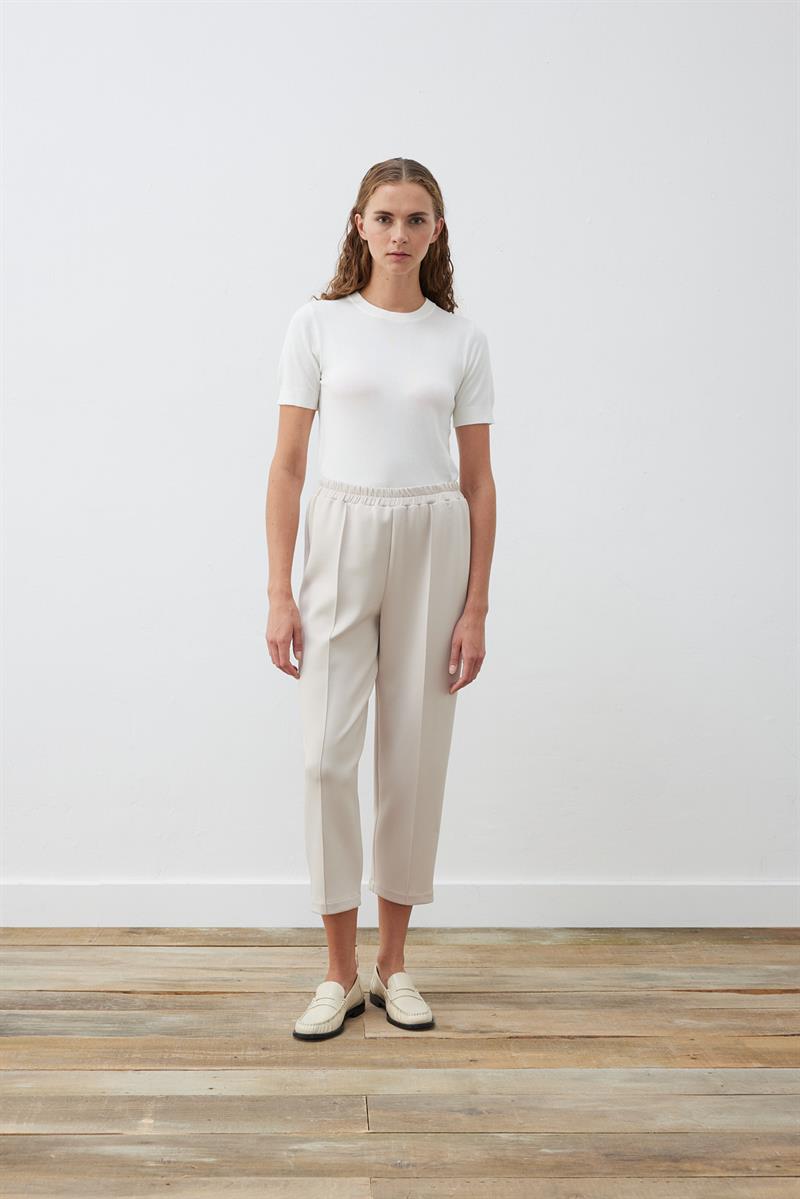 SCUBA OVERSIZE LINE DETAILED PANTS STONE