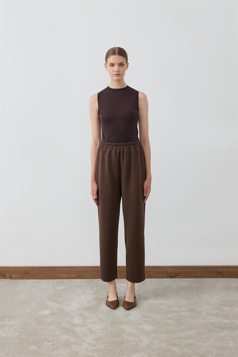 SCUBA OVERSİZE HAVUÇ PANTOLON ACI KAHVE