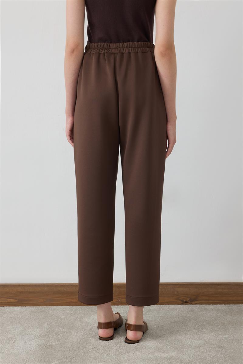 SCUBA OVERSİZE HAVUÇ PANTOLON ACI KAHVE