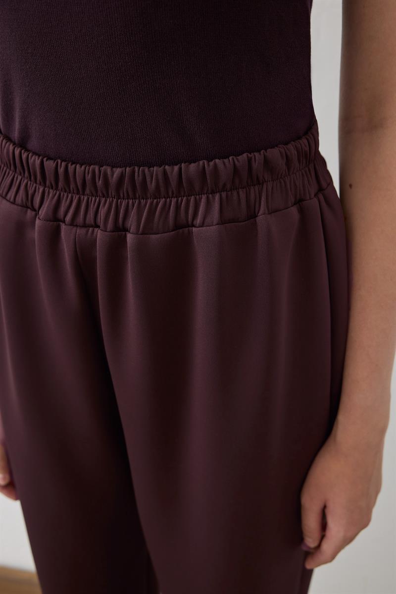 SCUBA OVERSİZE HAVUÇ PANTOLON BORDO