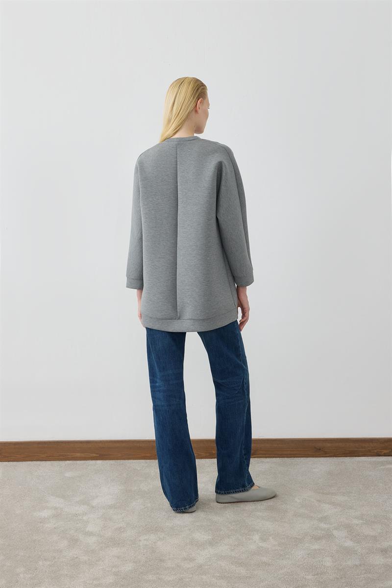 SCUBA PUFF SWEATSHIRT GRAY MELANGE