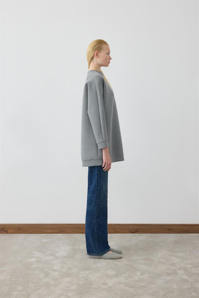 SCUBA PUFF SWEATSHIRT GRAY MELANGE