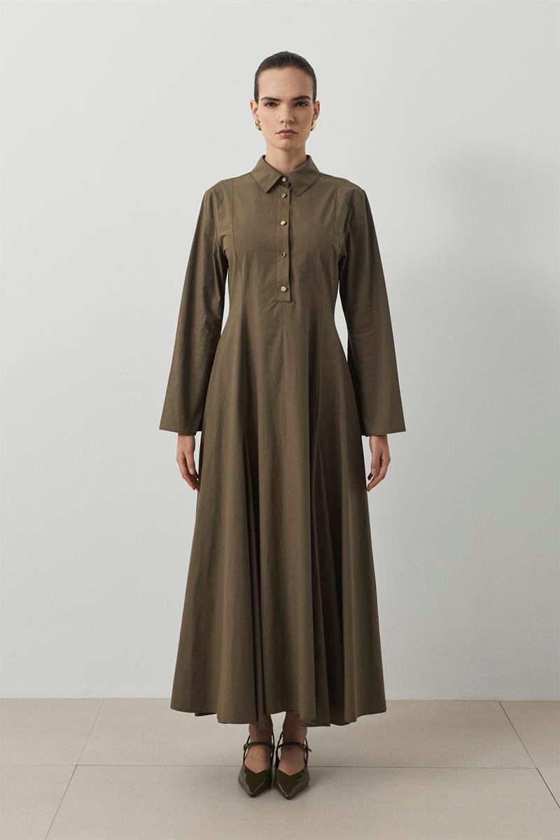 SELENE KOTON ELBİSE HAKİ