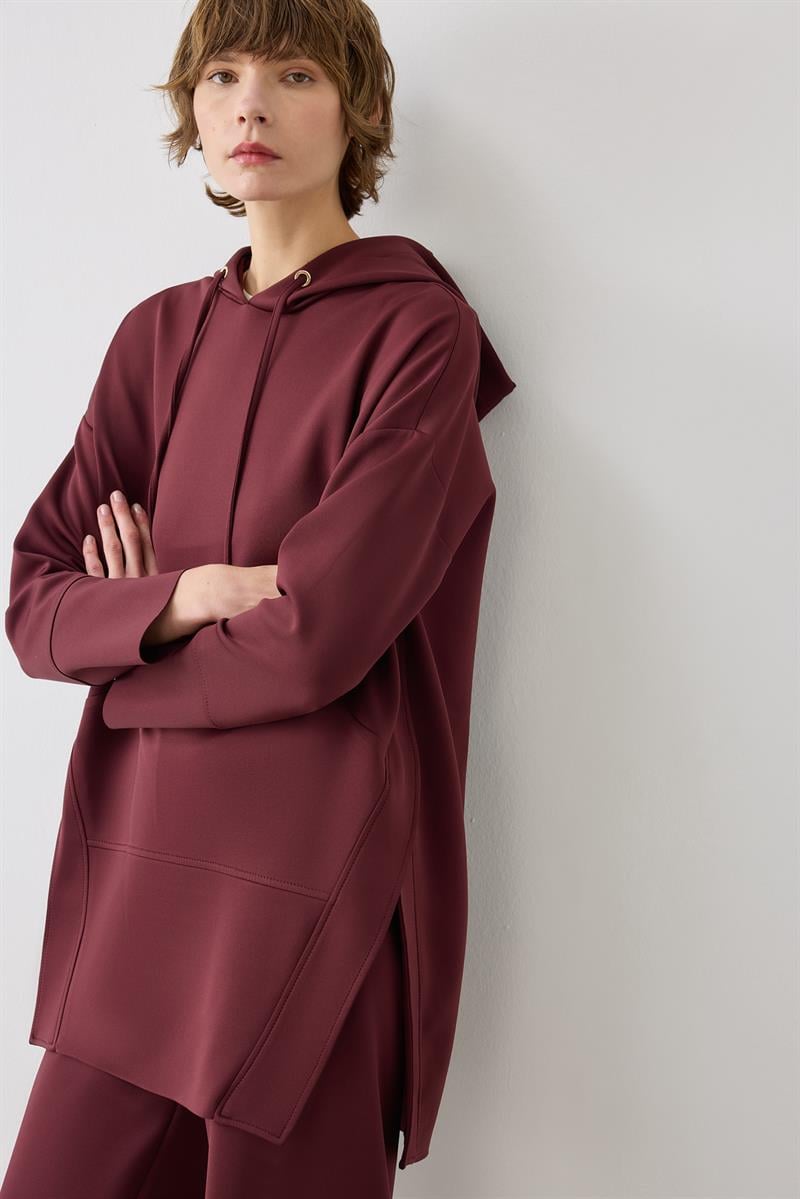 SETA SCUBA SPORT TUNIC BURGUNDY