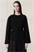 SIMA RAYON KNITWEAR JACKET BLACK