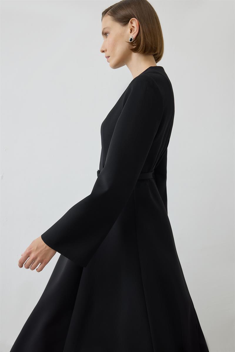 SİNA ELBİSE SİYAH