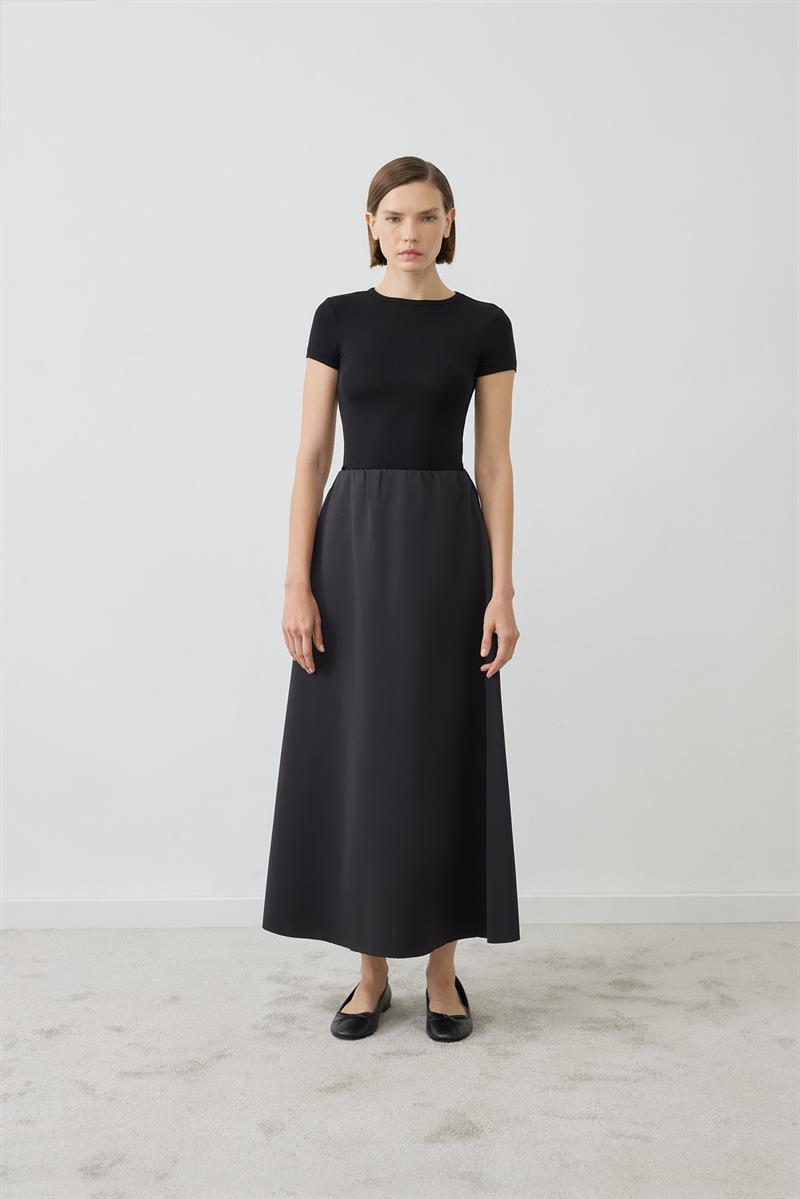 SOLIN PUF CEKET - ETEK TAKIM SİYAH