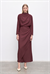 STELLA CREPE SKIRT SET BURGUNDY