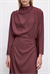 STELLA CREPE SKIRT SET BURGUNDY
