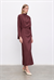 STELLA CREPE SKIRT SET BURGUNDY