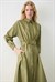 STİLA KOTON ELBİSE YEŞİL