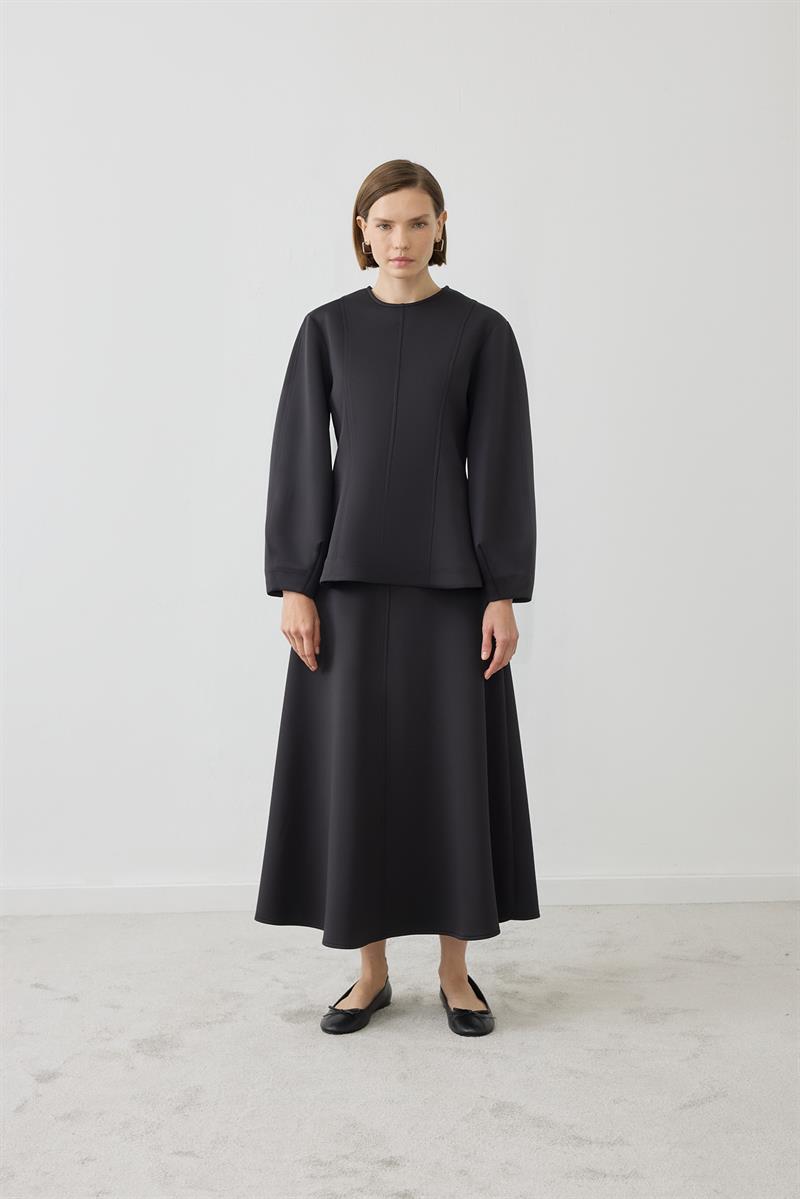 VELAR SCUBA ETEKLİ TAKIM SİYAH