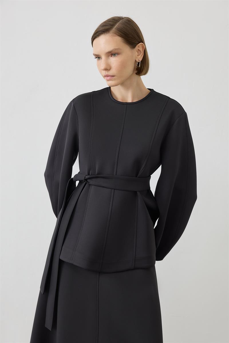 VELAR SCUBA ETEKLİ TAKIM SİYAH