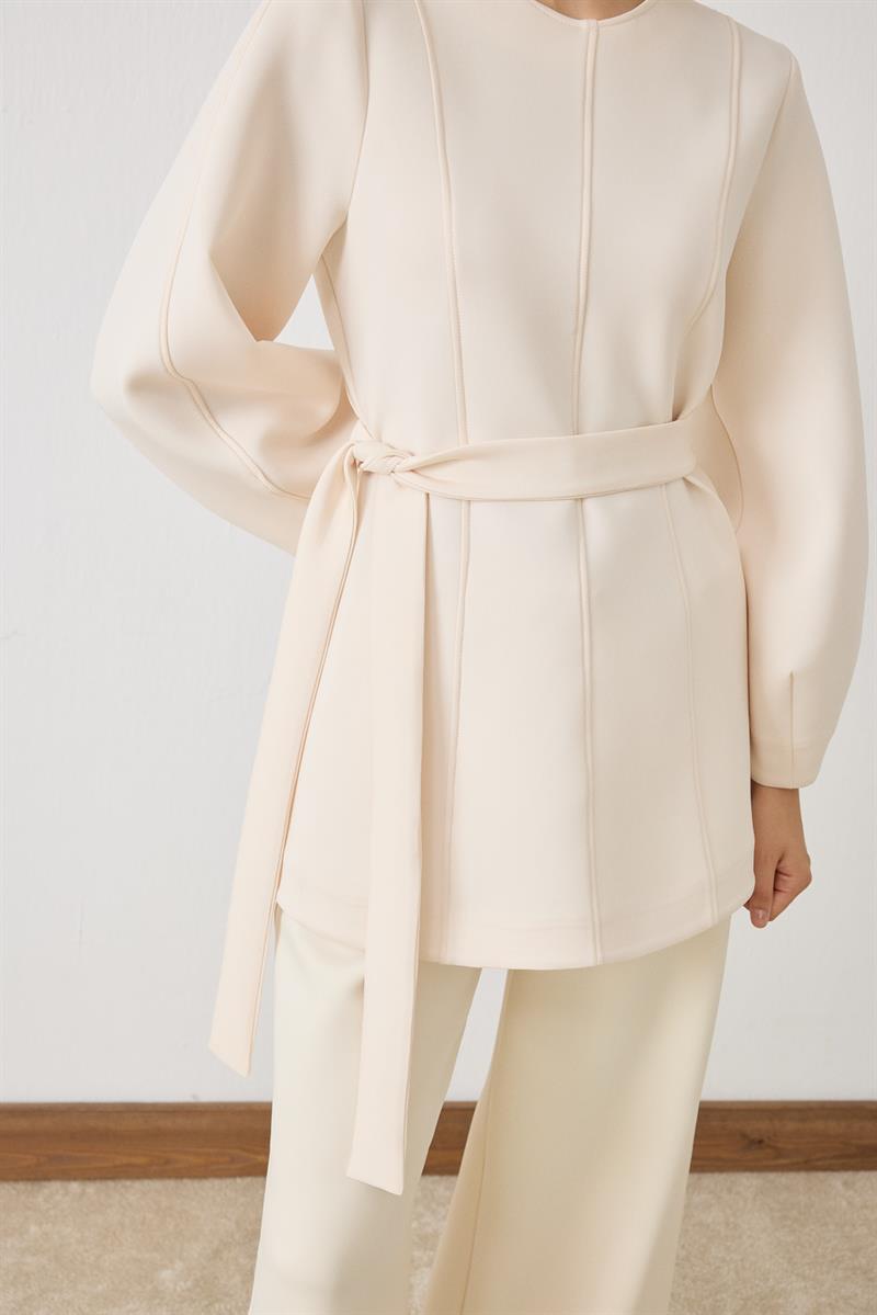 VELAR SCUBA PANTOLONLU TAKIM VANİLYA