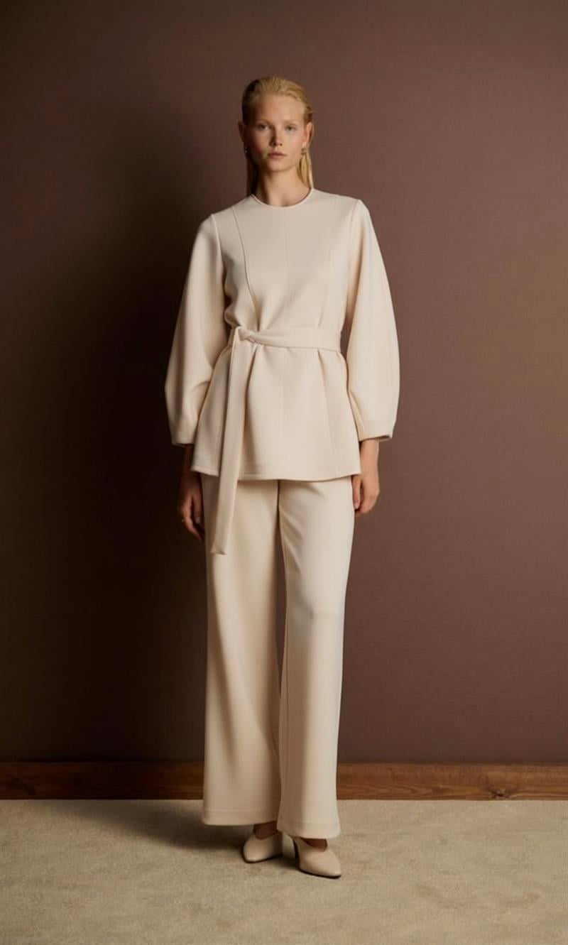 VELAR SCUBA PANTOLONLU TAKIM VANİLYA