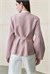 VERA ÇELİK ÖRME PEPLUM HIRKA PUDRA
