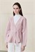 VERA ÇELİK ÖRME PEPLUM HIRKA PUDRA