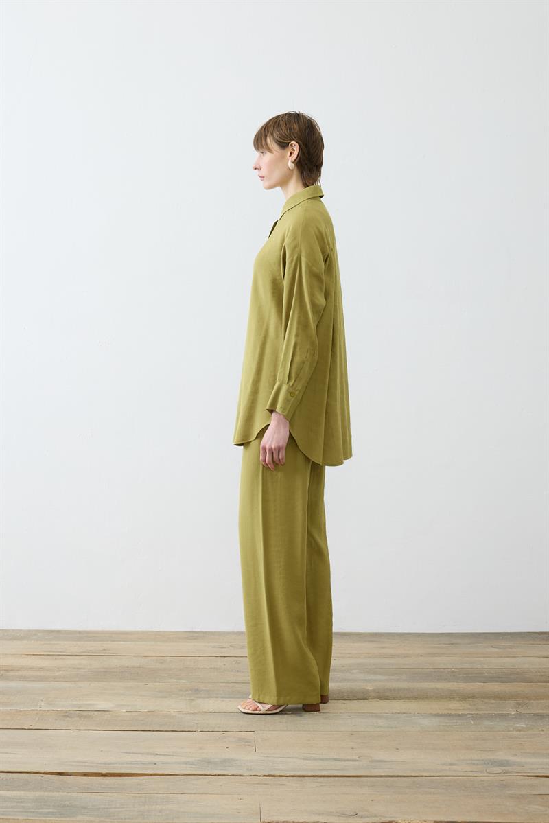 VERA PANTOLONLU TAKIM YAĞ YEŞİLİ