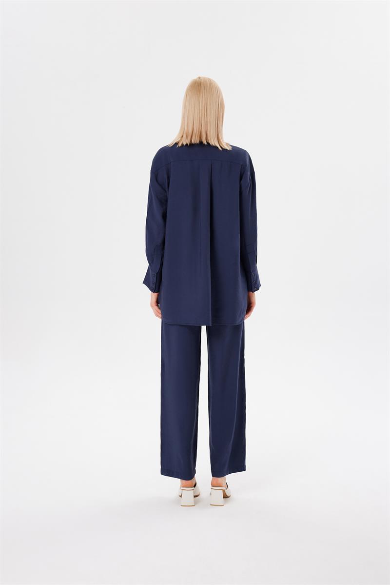 VERA PANTS SET NAVY BLUE