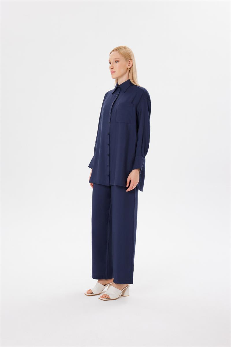 VERA PANTS SET NAVY BLUE