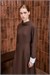 VIOLA CUFF DETAIL DRESS BROWN