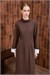 VIOLA CUFF DETAIL DRESS BROWN