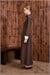 VIOLA CUFF DETAIL DRESS BROWN