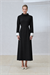 VIOLA CUFF DETAIL DRESS BLACK