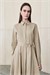 VOLE PLEATED DRESS CAMEL