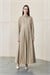 VOLE PLEATED DRESS CAMEL