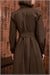 VOLE PLEATED DRESS BROWN