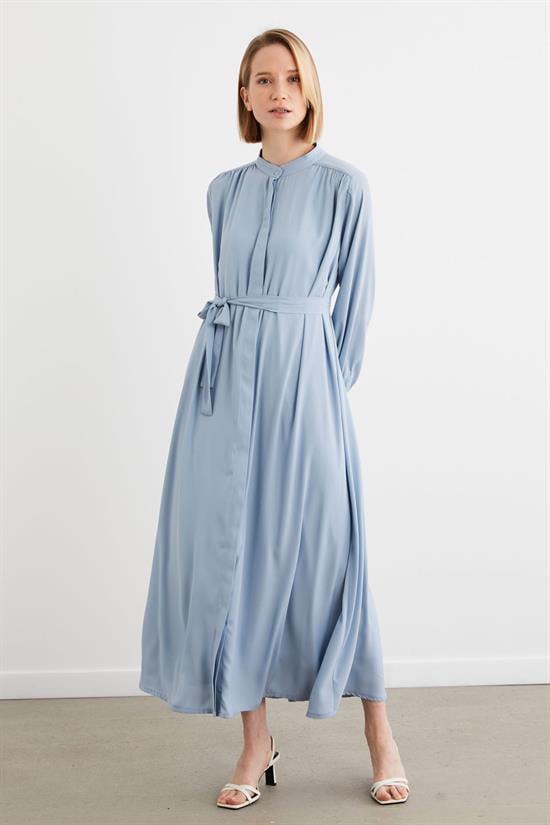 YAZ ELBİSE BEBE MAVİ