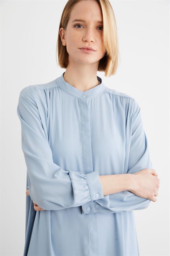 YAZ ELBİSE BEBE MAVİ