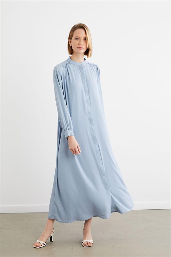 YAZ ELBİSE BEBE MAVİ