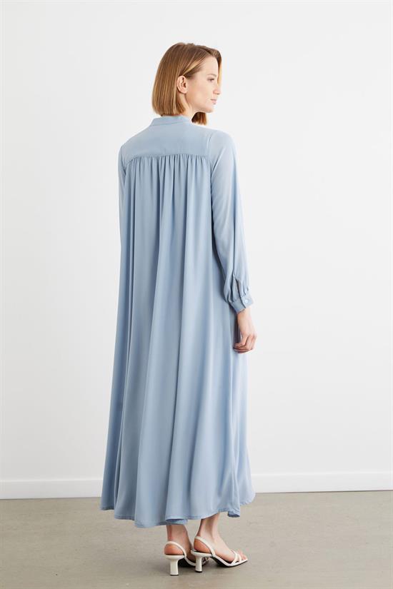 YAZ ELBİSE BEBE MAVİ