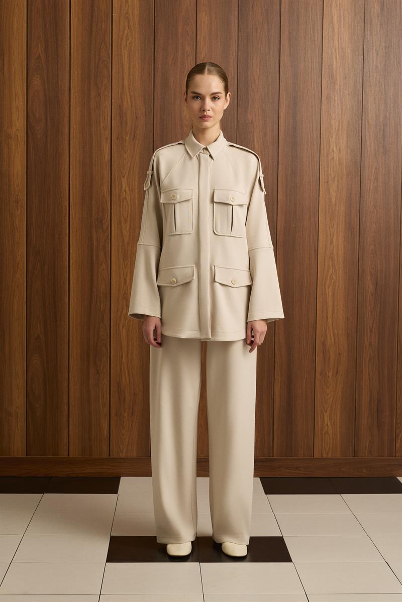 ZEN CEP DETAYLI ÖRME TAKIM TAŞ