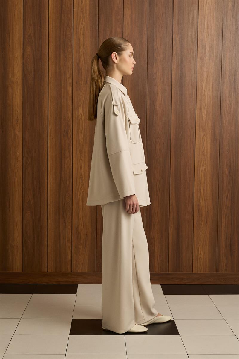 ZEN CEP DETAYLI ÖRME TAKIM TAŞ