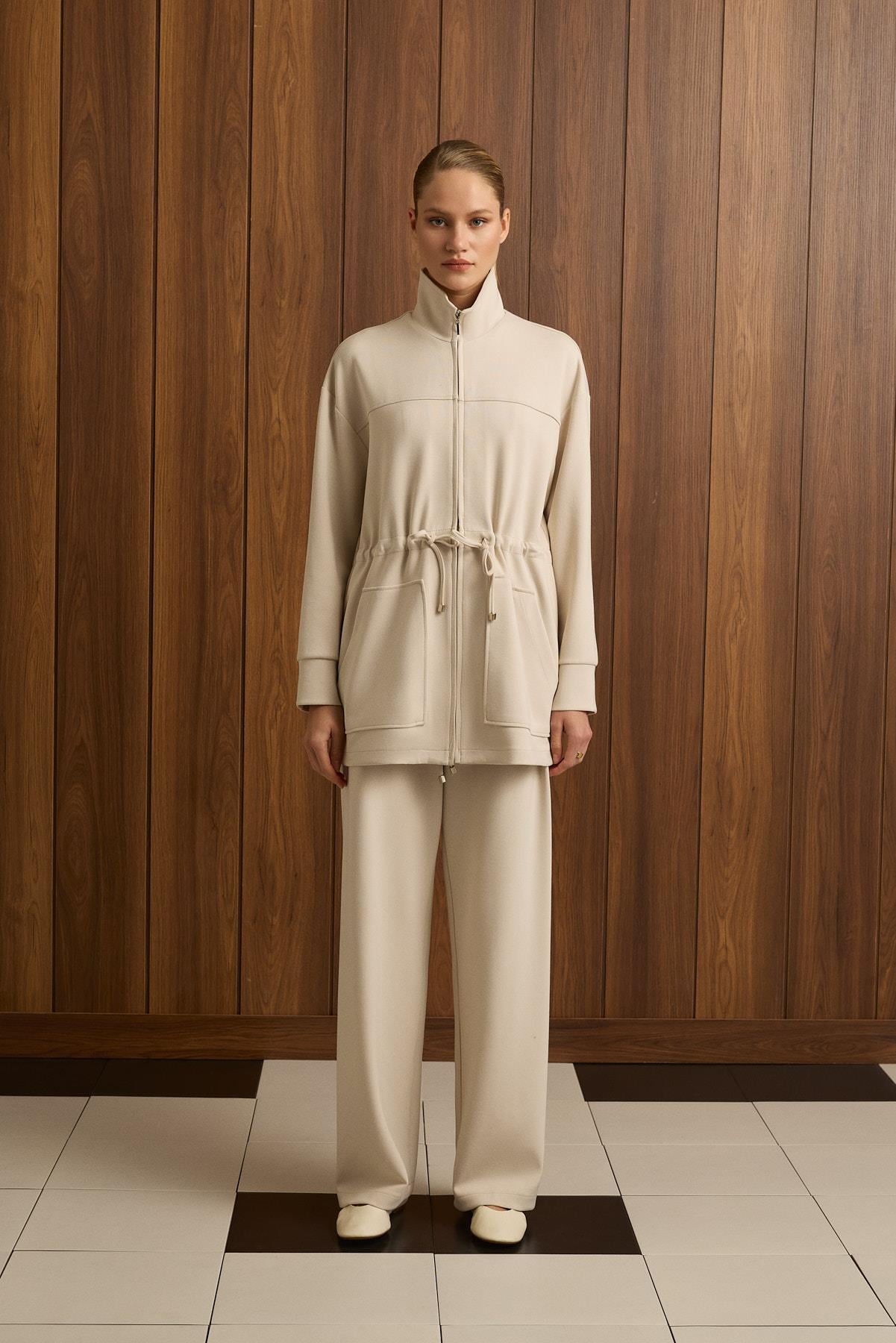 BLOOM PANTOLONLU TAKIM BEJ